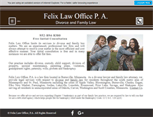 Tablet Screenshot of felixlawoffice.com